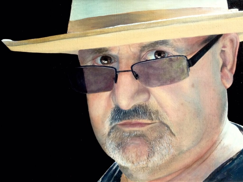 Portrait created from a photograph - Blanks